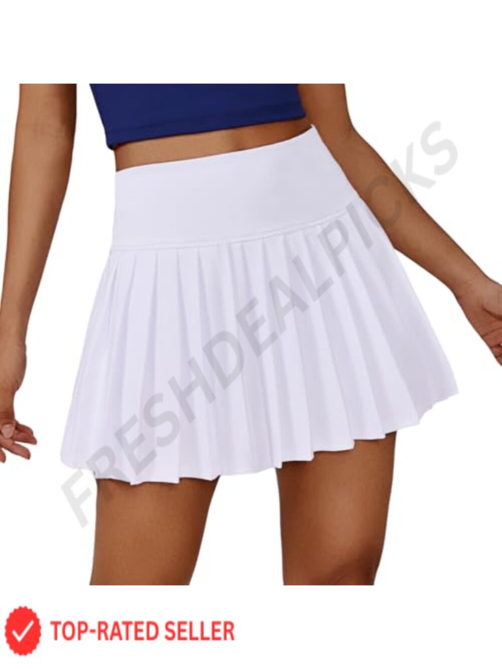Pleated Tennis Skirt Mini Golf Skort with Pocket High Waist Athletic